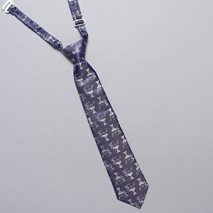 Boy's Pre-Knotted Navy Blue Communion Necktie (12