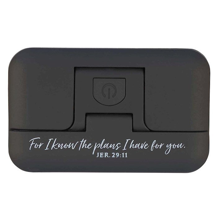 Booklight-Hydraulic-For I Know The Plans-Black | SHOPtheWORD