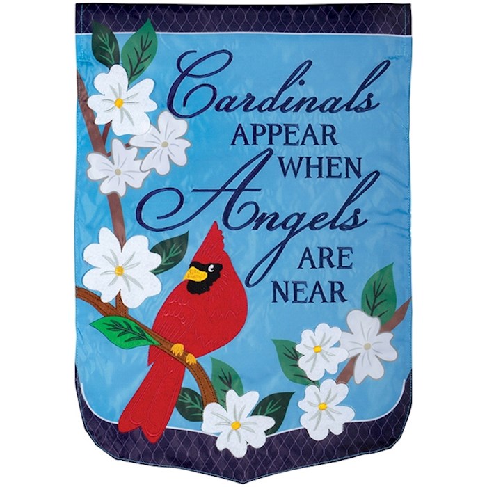 Flag-Garden-Applique-Angels Are Near (12.5