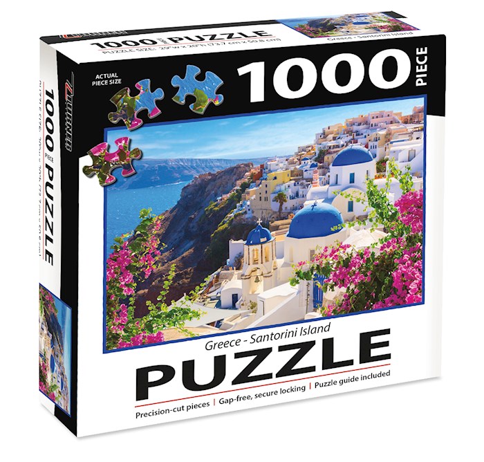 Jigsaw Puzzle-Greece-Santorini Island (1000 Pieces) | SHOPtheWORD