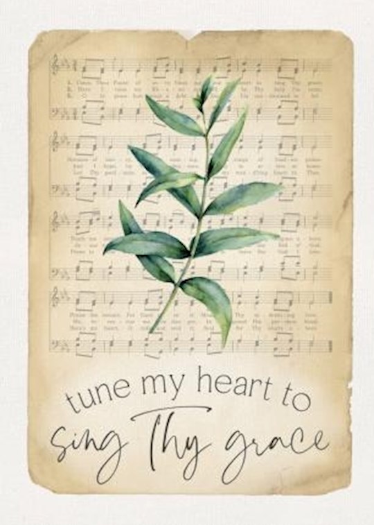 Framed Art-Vintage Praise-Tune My Heart (12