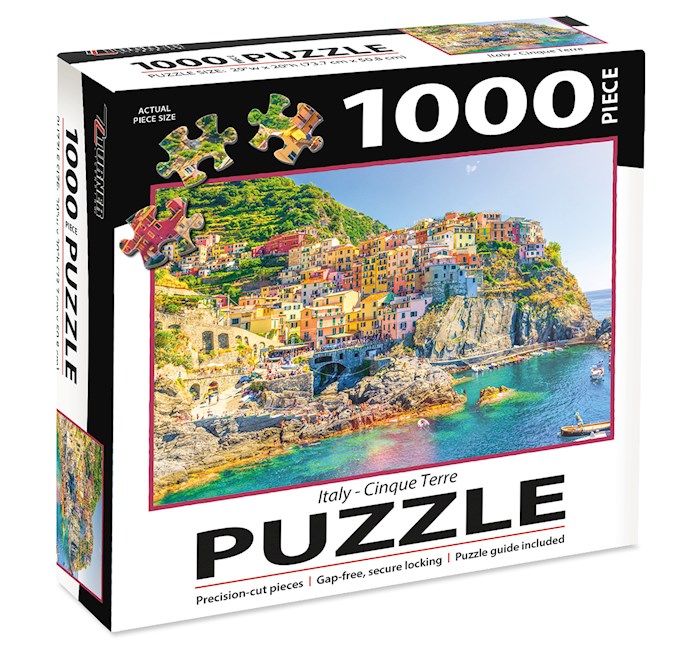 Jigsaw Puzzle-Italy-Cinque Terre (1000 Pieces) | SHOPtheWORD