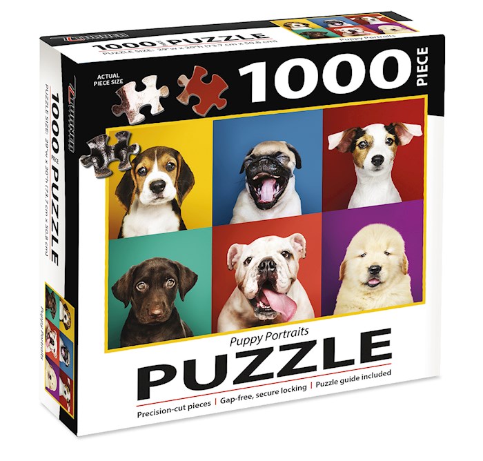 Jigsaw Puzzle-Puppy Portraits (1000 Pieces) | SHOPtheWORD