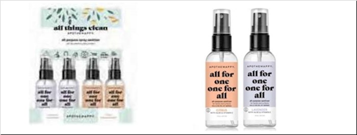 Hand Sanitizer Spray In Display-2 Scents (24 Assorted) | SHOPtheWORD