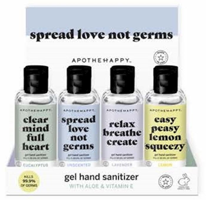 Hand Sanitizer Gel In Display-4 Scents (24 Assorted) | SHOPtheWORD