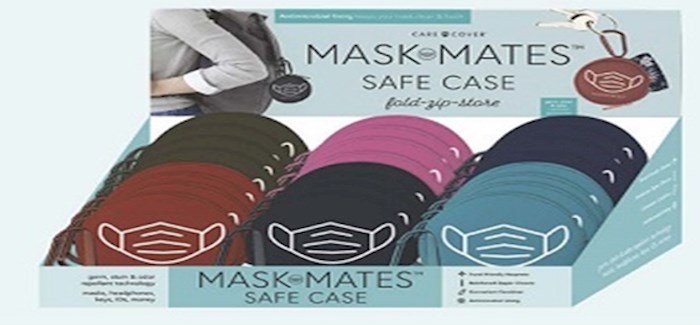 Face Mask Case w/Carabiner & Display (24 Assorted) | SHOPtheWORD