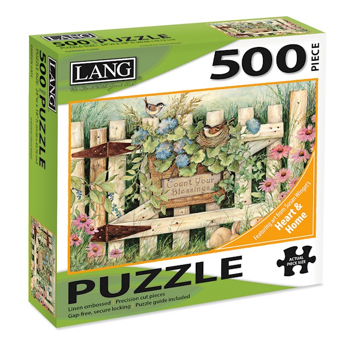 Jigsaw Puzzle-Garden Gate (500 Pieces) | SHOPtheWORD
