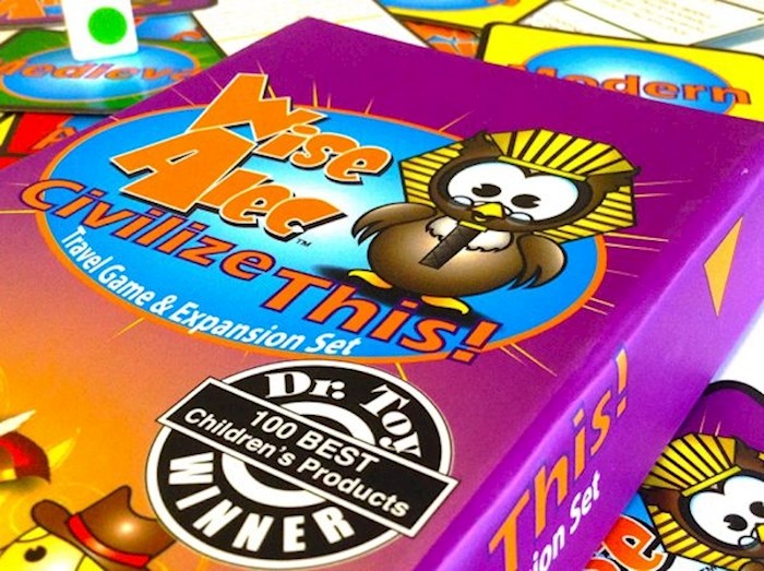Griddly Games Wise Alec Expansion & Travel Set: Civilize This! (Ages 8+) | SHOPtheWORD