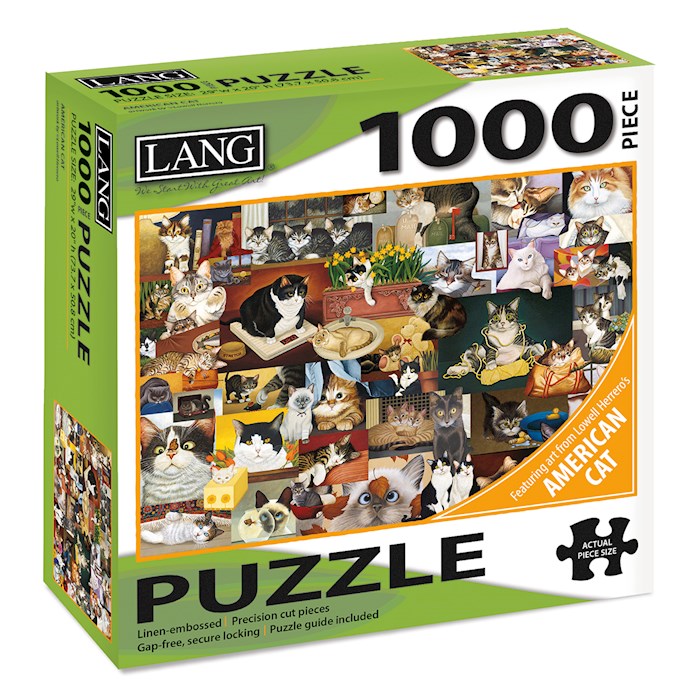 Jigsaw Puzzle-American Cat (1000 Pieces) | SHOPtheWORD