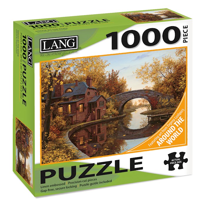 Jigsaw Puzzle-House By The River (1000 Pieces) | SHOPtheWORD