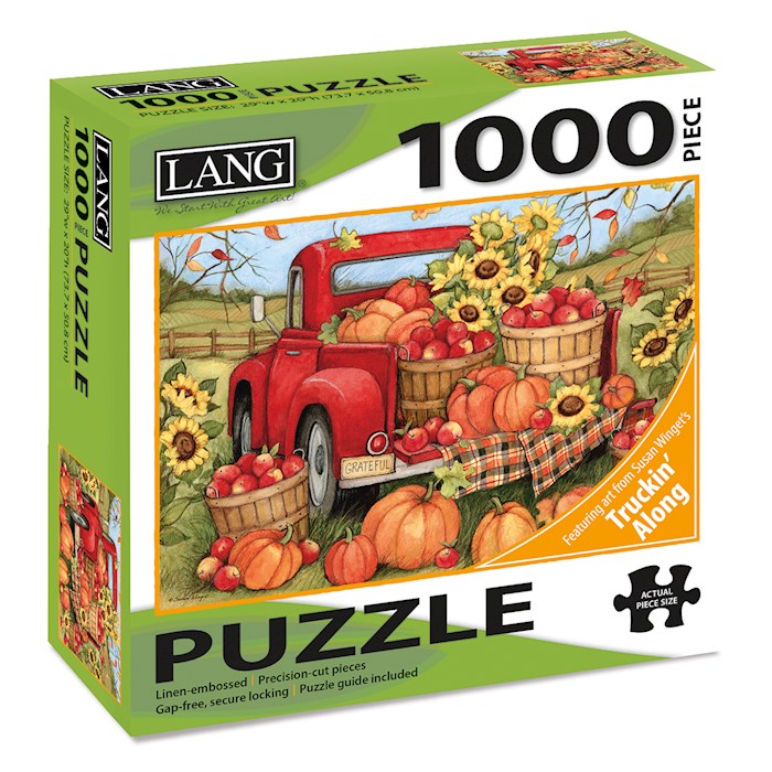 Jigsaw Puzzle-Harvest Truck (1000 Pieces) | SHOPtheWORD