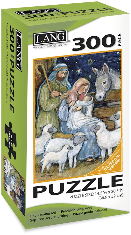 Jigsaw Puzzle-Sheep Nativity (300 Pieces) | SHOPtheWORD