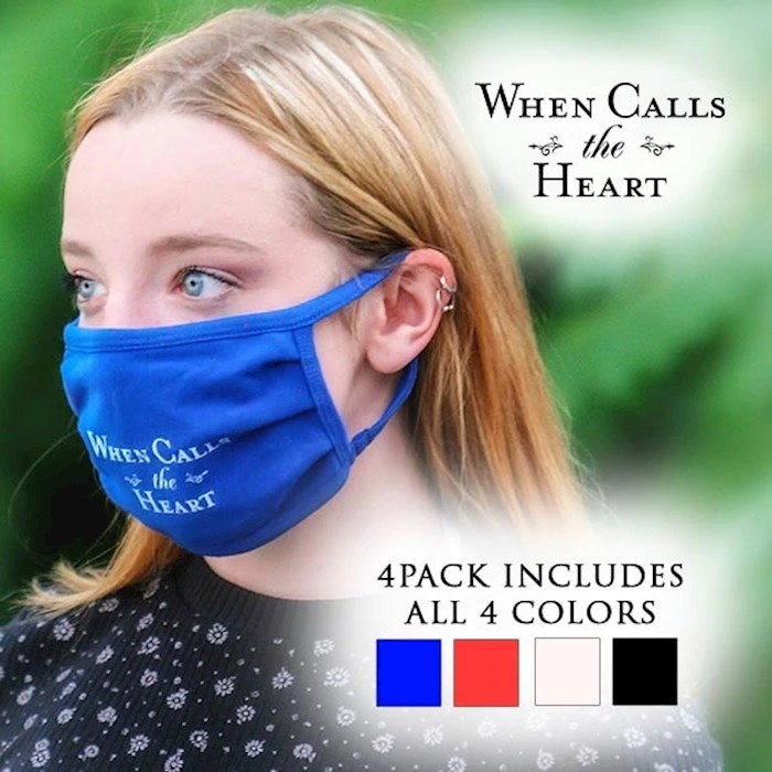 Face Mask-When Calls The Heart (Pack Of 4 Assorted Colors) | SHOPtheWORD