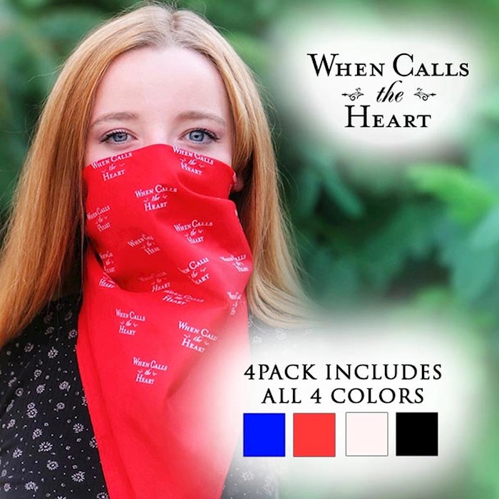 Bandanas-When Calls The Heart (Pack Of 4 Assorted Colors) | SHOPtheWORD