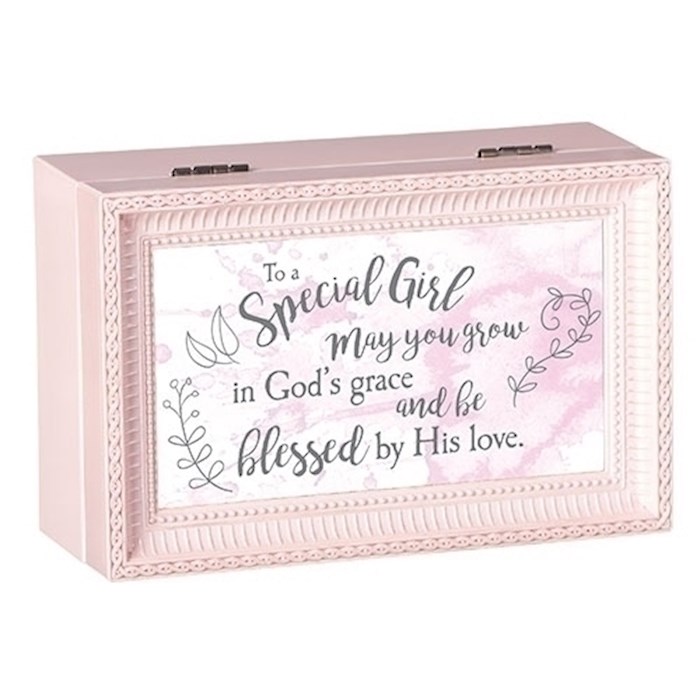 Music Box-To A Special Girl-Pink/Jesus Loves Me (6.25
