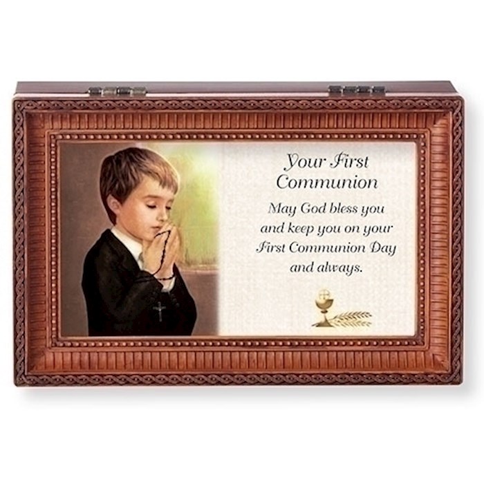 Music Box-May God Bless You-Brown/What Friend We Have With Jesus (6.25