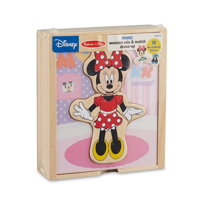 Wooden Mix & Match Dress-Up Minnie (Ages 3+) | SHOPtheWORD