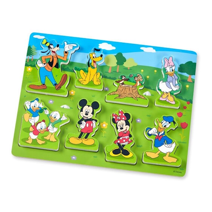 Puzzle-Disney Mickey Mouse Chunky Puzzle (8 Pieces) (Ages 2+) | SHOPtheWORD