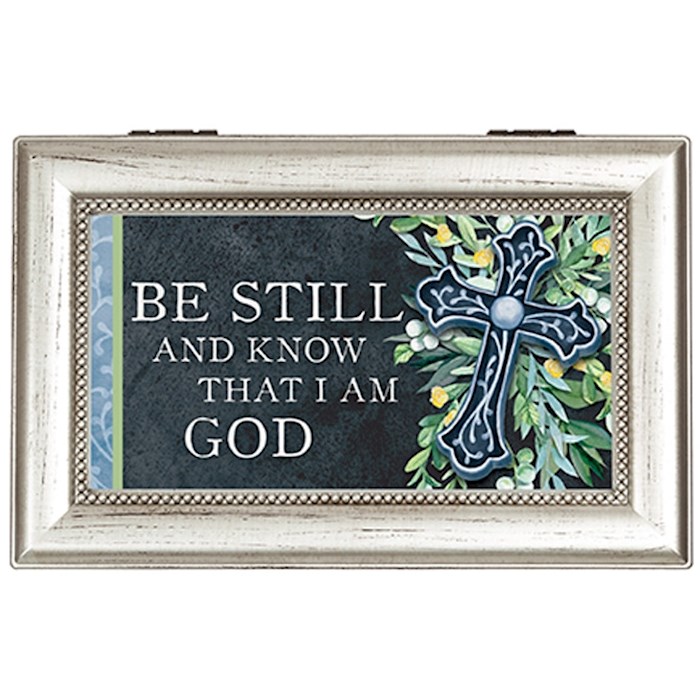 Music Box-Be Still/Amazing Grace (6 x 4 x 2.5) | SHOPtheWORD