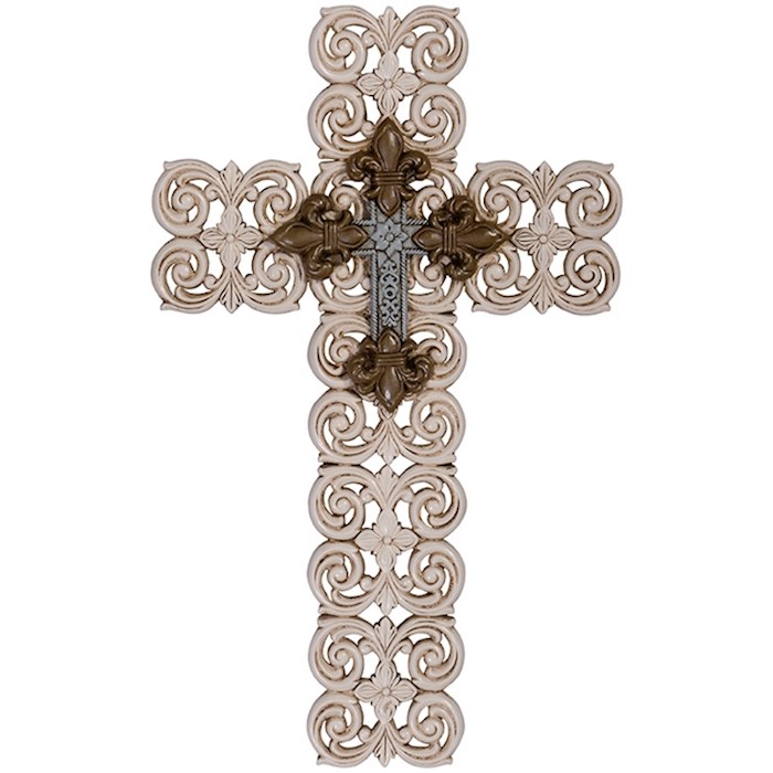 Wall Cross-Eggshell (14