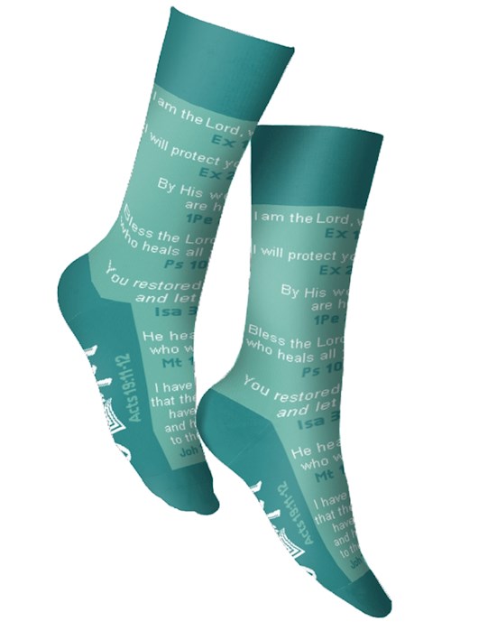 Socks-Walking In Healing #GlorySocks - One Size Fits Most | SHOPtheWORD