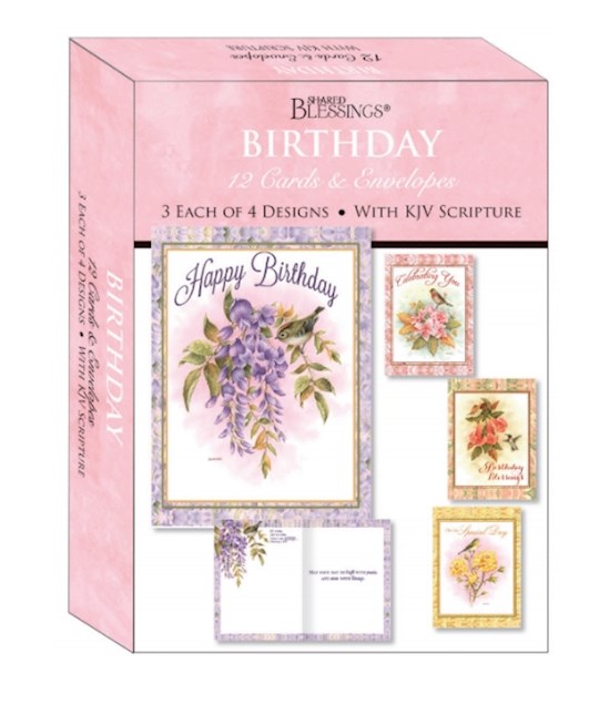 Card-Boxed-Shared Blessings-Birthday Bird Songs (Box Of 12) | SHOPtheWORD