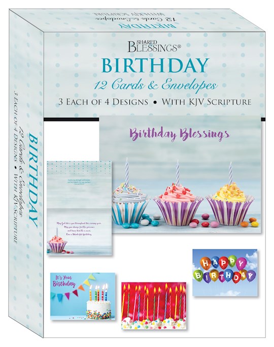 Card-Boxed-Shared Blessings-Birthday Let's Celebrate (Box Of 12) | SHOPtheWORD