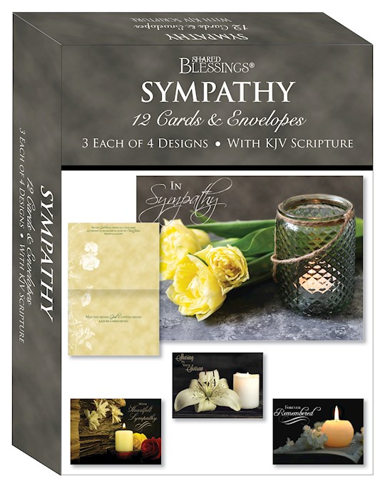 Card-Boxed-Shared Blessings-Sympathy Candles (Box Of 12) | SHOPtheWORD