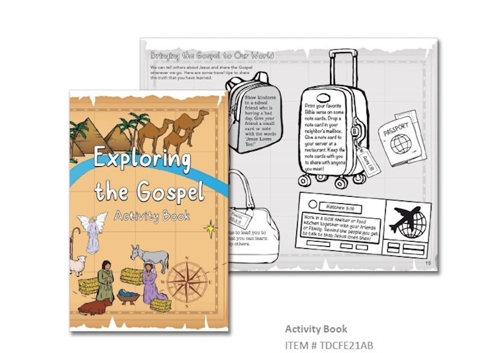 Exploring The Gospel Activity Book (Ages 7-11) | SHOPtheWORD