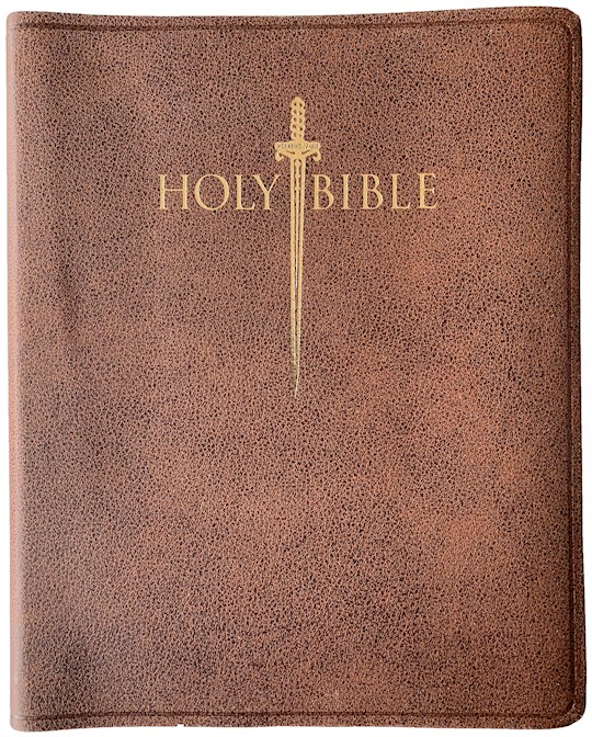 KJV Sword Study Bible/Giant Print-Acorn Bonded Leather Indexed | SHOPtheWORD