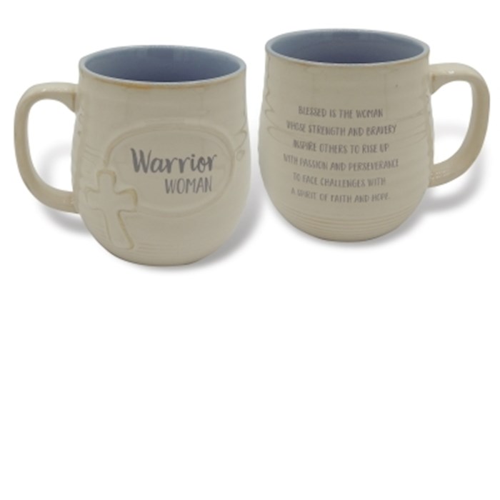 Pottery Mug-Warrior Woman (14 Oz) | SHOPtheWORD