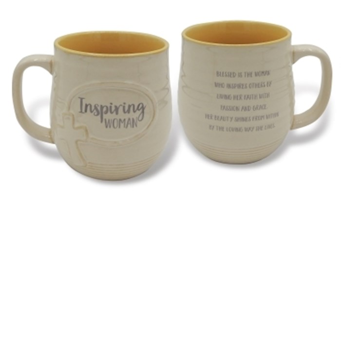 Pottery Mug-Inspiring Woman (14 Oz) | SHOPtheWORD