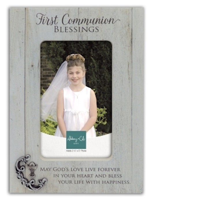 Frame-First Communion Blessings (Holds 3.5 x 5 Photo) | SHOPtheWORD