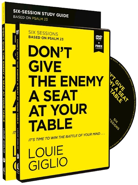 Don't Give The Enemy A Seat At Your Table Study Guide With DVD | SHOPtheWORD