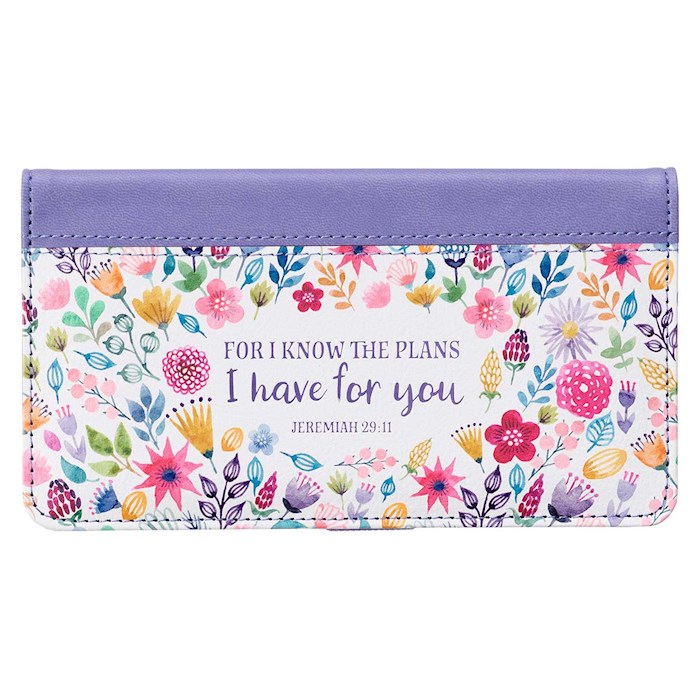 Checkbook Cover I Know the Plans Jeremiah 29:11 | SHOPtheWORD