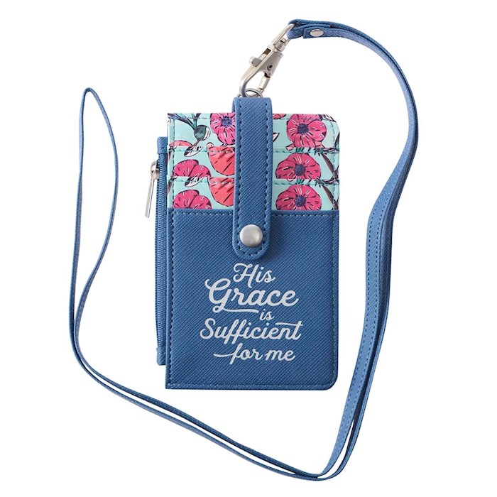 ID Card Holder His Grace is Sufficient 2 Cor. 12:9 | SHOPtheWORD