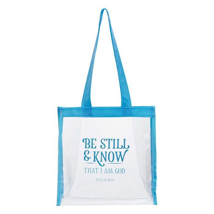 Tote Clear Be Still & Know Psalm 46:10 | SHOPtheWORD