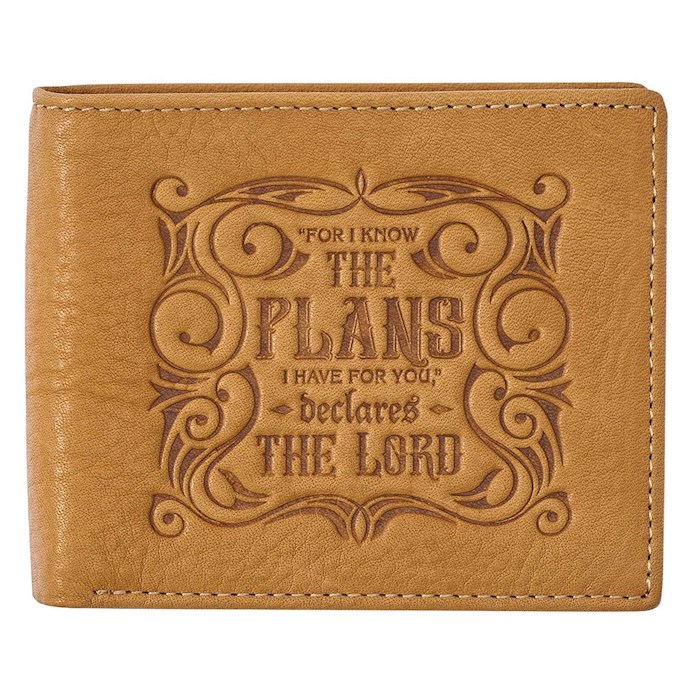 Wallet Leather I Know The Plans Jer. 29:11 | SHOPtheWORD