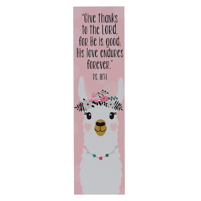 Bookmark-Give Thanks to the Lord Psalm 107:1 (Pack Of 10) | SHOPtheWORD