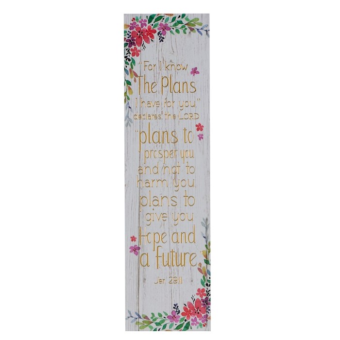 Bookmark-I Know the Plans Jer. 29:11 (Pack Of 10) | SHOPtheWORD