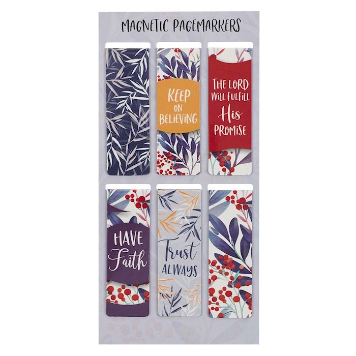Magnetic Pagemarker Set Trust Always (Set Of 6) | SHOPtheWORD