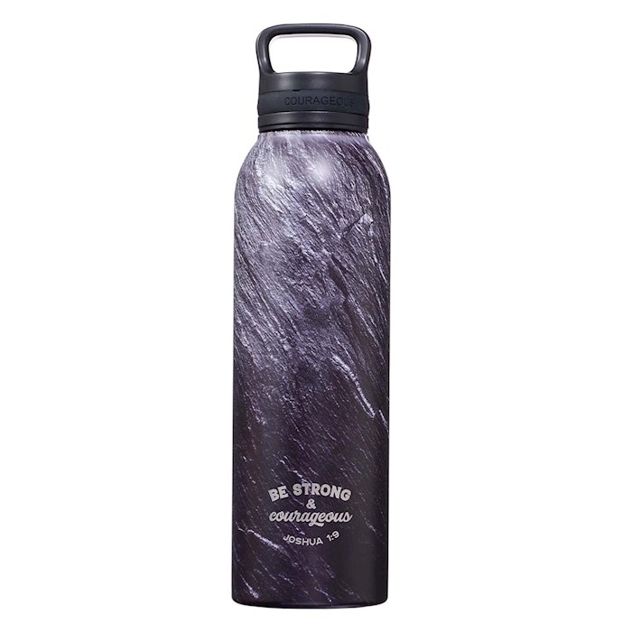 Water Bottle Be Strong & Courageous Joshua 1:9 (Stainless) | SHOPtheWORD