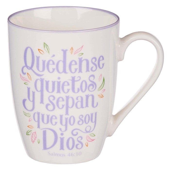 Spanish Mug-Be Still And Know (Psalm 46:10) | SHOPtheWORD