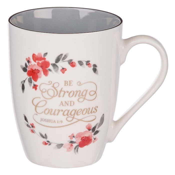 Ceramic Mug Be Strong & Courageous Joshua 1:9 | SHOPtheWORD