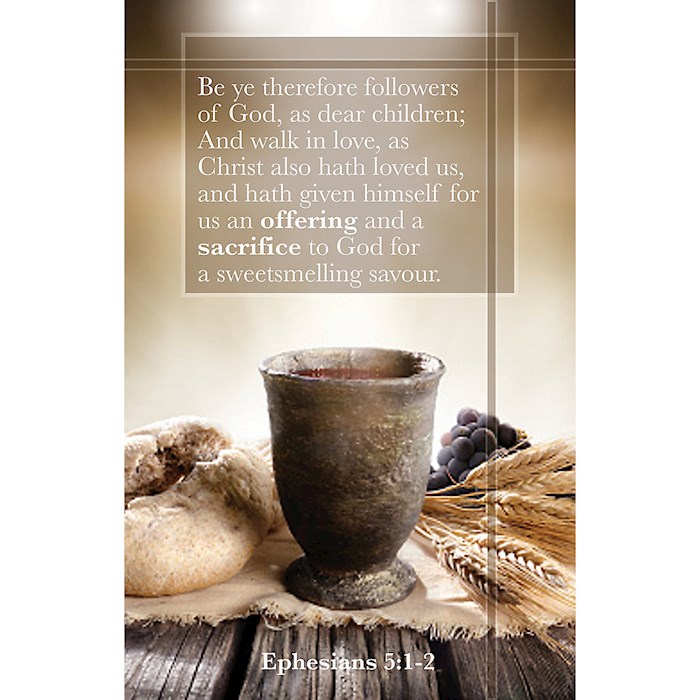 Bulletin-Be Ye Therefore Followers Of God (Ephesians 5:1-2) (Pack Of 100) | SHOPtheWORD