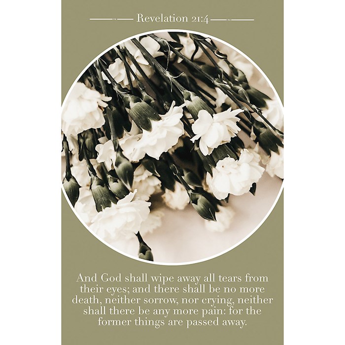 Bulletin-And God Shall Wipe Away All Tears (Revelation 21:4) (Pack Of 100) | SHOPtheWORD