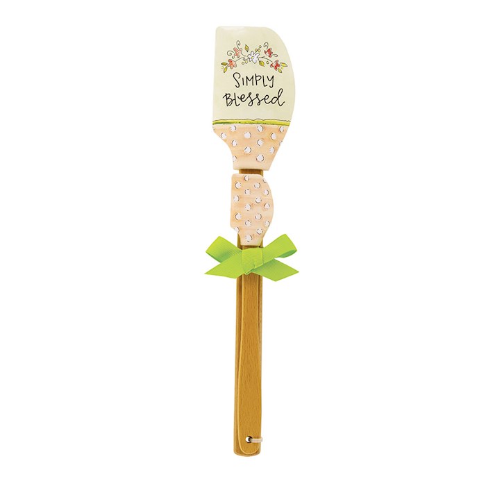Kitchen Buddies-Large & Small Spatula-Simple Inspirations-Simply Blessed (Silicone) | SHOPtheWORD
