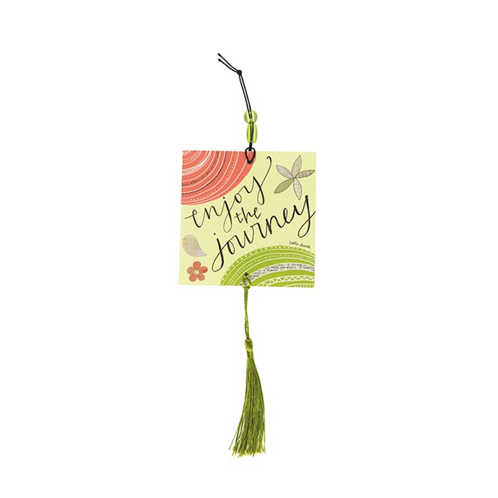 Car Air Freshener-Enjoy The Journey w/Beads & Tassel/Vanilla | SHOPtheWORD