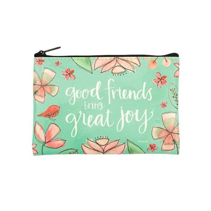 Coin Purse-Simple Inspirations-Good Friends Bring Great Joy (6 x 4.25) | SHOPtheWORD