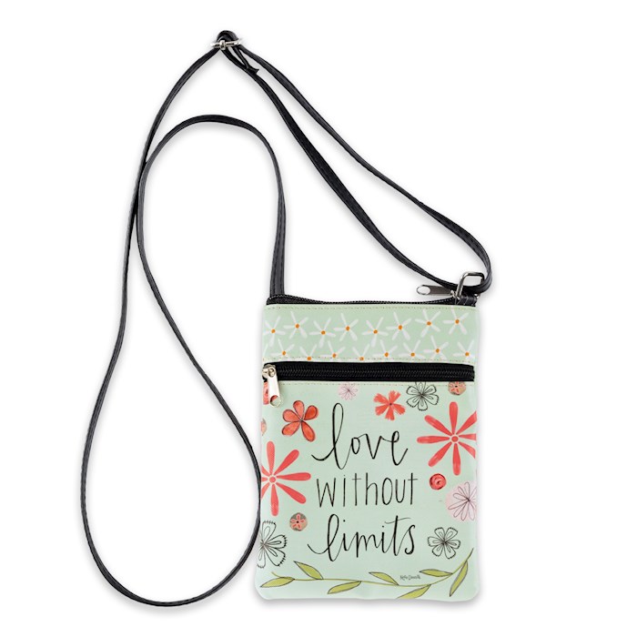 Crossbody Bag-Simple Inspirations-Love Without Limits (6 X 8) | SHOPtheWORD